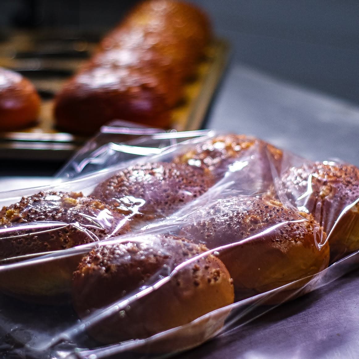 Pães embalados para food service
